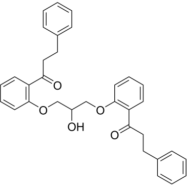 1,1'-(((2-Hydroxypropane-1,3-diyl)bis(oxy))bis(2,1-phenylene))bis(3-phenylpropan-1-one) Propafenone Impurity|CS-0532904