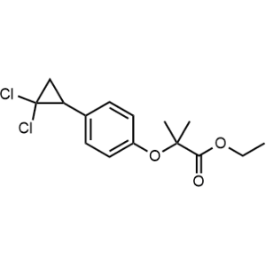 Ethyl 2-(4-(2,2-dichlorocyclopropyl)phenoxy)-2-methylpropanoate Ciprofibrate Impurity|CS-0532925