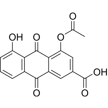 4-Acetoxy-5-hydroxy-9,10-dioxo-9,10-dihydroanthracene-2-carboxylic acid Diacerein Impurity|CS-0532988