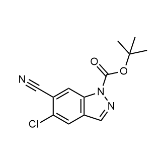 tert-Butyl 5-chloro-6-cyano-1H-indazole-1-carboxylate|CS-0533017