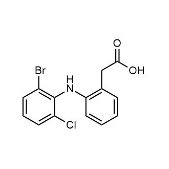 2-(2-((2-Bromo-6-chlorophenyl)amino)phenyl)acetic acid Diclofenac Impurity|CS-0533200