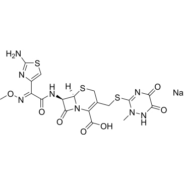 (6R,7R)-7-((E)-2-(2-Aminothiazol-4-yl)-2-(methoxyimino)acetamido)-3-(((2-methyl-5,6-dioxo-1,2,5,6-tetrahydro-1,2,4-triazin-3-yl)thio)methyl)-8-oxo-5-thia-1-azabicyclo[4.2.0]oct-2-ene-2-carboxylic acid, sodium salt Ceftriaxone Impurity|CS-0533262