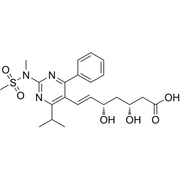 (3R,5S,E)-3,5-Dihydroxy-7-(4-isopropyl-2-(N-methylmethylsulfonamido)-6-phenylpyrimidin-5-yl)hept-6-enoic acid Rosuvastatin Impurity|CS-0533296