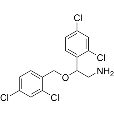 2-((2,4-Dichlorobenzyl)oxy)-2-(2,4-dichlorophenyl)ethanamine Miconazole Nitrate Impurity|CS-0533355