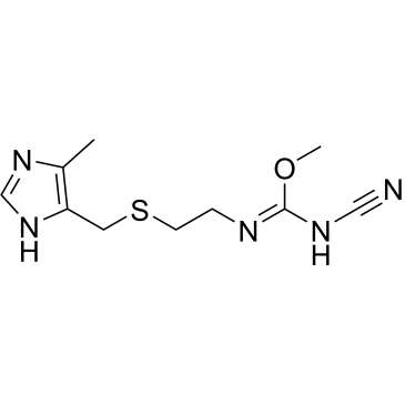 N-Cyano-N′-[2-[[(5-methyl-1H-imidazol-4-yl)methyl]thio]ethyl]-,Carbamimidic acid methyl ester Cimetidine Impurity|CS-0533360