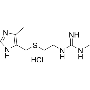 1-Methyl-3-(2-(((4-methyl-1H-imidazol-5-yl)methyl)thio)ethyl)guanidine hydrochloride Cimetidine Impurity|CS-0533378