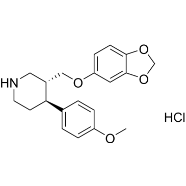 rel-(3R,4S)-3-((benzo[d][1,3]dioxol-5-yloxy)methyl)-4-(4-methoxyphenyl)piperidine hydrochloride(Paroxetine Hydrochloride Hemihydrate Impurity)|CS-0533400