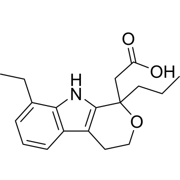 2-(8-Ethyl-1-propyl-1,3,4,9-tetrahydropyrano[3,4-b]indol-1-yl)acetic acid Etodolac Impurity|CS-0533433