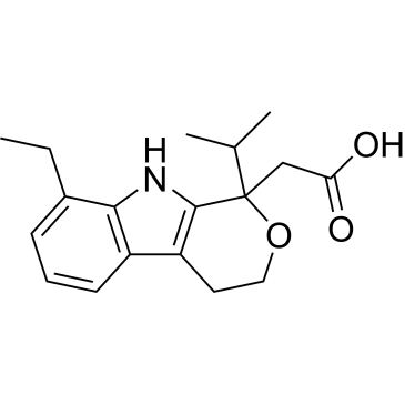 2-(8-Ethyl-1-isopropyl-1,3,4,9-tetrahydropyrano[3,4-b]indol-1-yl)acetic acid Etodolac Impurity|CS-0533477
