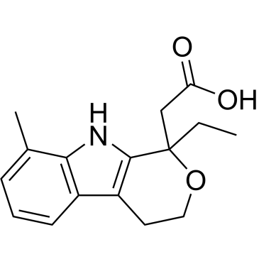 2-(1-Ethyl-8-methyl-1,3,4,9-tetrahydropyrano[3,4-b]indol-1-yl)acetic acid Etodolac Impurity|CS-0533478