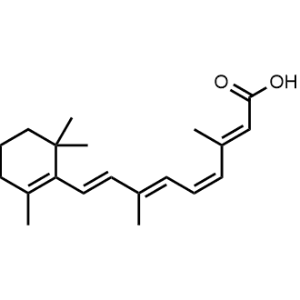 (2E,4Z,6E,8E)-3,7-Dimethyl-9-(2,6,6-trimethylcyclohex-1-en-1-yl)nona-2,4,6,8-tetraenoic acid Isotretinoin Impurity|CS-0533501