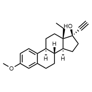 (8R,9S,13S,14S,17R)-13-Ethyl-17-ethynyl-3-methoxy-7,8,9,11,12,13,14,15,16,17-decahydro-6H-cyclopenta[a]phenanthren-17-ol Levonorgestrel Impurity|CS-0533518