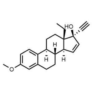 (8R,9S,13S,14S,17R)-13-Ethyl-17-ethynyl-3-methoxy-7,8,9,11,12,13,14,17-octahydro-6H-cyclopenta[a]phenanthren-17-ol Gestodene Impurity|CS-0533522