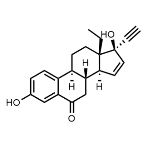 (8R,9S,13S,14S,17R)-13-Ethyl-17-ethynyl-3,17-dihydroxy-7,8,9,11,12,13,14,17-octahydro-6H-cyclopenta[a]phenanthren-6-one Gestodene Impurity|CS-0533530