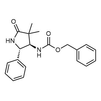 rel-Benzyl ((2S,3R)-4,4-dimethyl-5-oxo-2-phenylpyrrolidin-3-yl)carbamate|CS-0533673