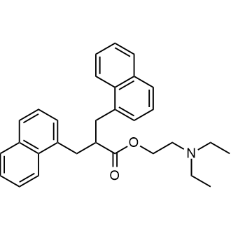 2-(Diethylamino)ethyl 3-(naphthalen-1-yl)-2-(naphthalen-1-ylmethyl)propanoate Naftidrofuryl Impurity|CS-0533975