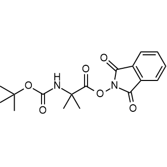 1,3-Dioxoisoindolin-2-yl 2-((tert-butoxycarbonyl)amino)-2-methylpropanoate|CS-0534011