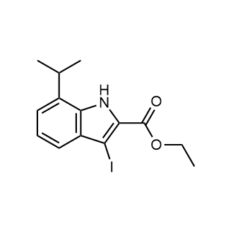 Ethyl 3-iodo-7-isopropyl-1H-indole-2-carboxylate|CS-0534153