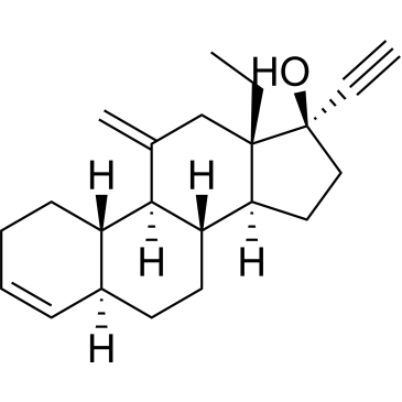 (5S,8S,9R,10S,13S,14S,17R)-13-Ethyl-17-ethynyl-11-methylene-2,5,6,7,8,9,10,11,12,13,14,15,16,17-tetradecahydro-1H-cyclopenta[a]phenanthren-17-ol Desogestrel Impurity|CS-0534181