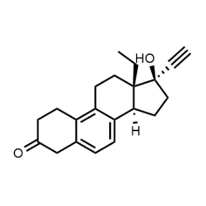 (13S,14S,17R)-13-Ethyl-17-ethynyl-17-hydroxy-4,11,12,13,14,15,16,17-octahydro-1H-cyclopenta[a]phenanthren-3(2H)-one Levonorgestrel Impurity|CS-0534182