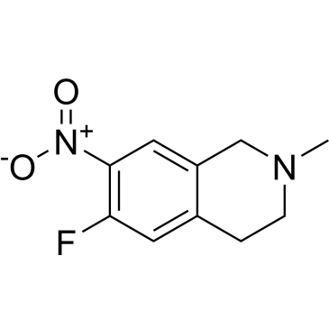 6-Fluoro-2-methyl-7-nitro-1,2,3,4-tetrahydroisoquinoline|CS-0534378