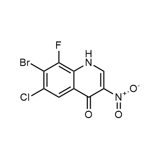 7-Bromo-6-chloro-8-fluoro-3-nitroquinolin-4(1H)-one|CS-0534920