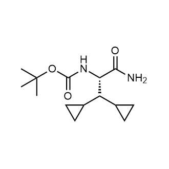 (S)-tert-Butyl (1-amino-3,3-dicyclopropyl-1-oxopropan-2-yl)carbamate|CS-0534934