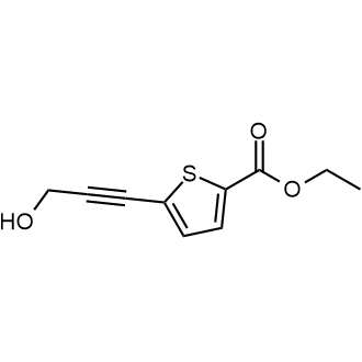 Ethyl 5-(3-hydroxyprop-1-yn-1-yl)thiophene-2-carboxylate|CS-0534968
