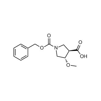 (3R,4S)-1-((Benzyloxy)carbonyl)-4-methoxypyrrolidine-3-carboxylic acid|CS-0535016