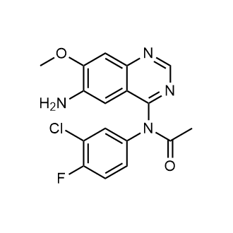 N-(6-amino-7-methoxyquinazolin-4-yl)-N-(3-chloro-4-fluorophenyl)acetamide|CS-0535120