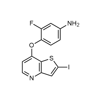 3-Fluoro-4-((2-iodothieno[3,2-b]pyridin-7-yl)oxy)aniline|CS-0535228