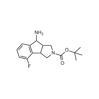 Tert-butyl 8-amino-4-fluoro-3,3a,8,8a-tetrahydroindeno[1,2-c]pyrrole-2(1H)-carboxylate