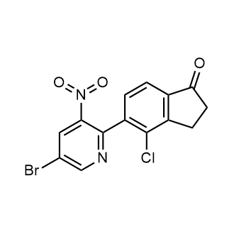 5-(5-Bromo-3-nitropyridin-2-yl)-4-chloro-2,3-dihydro-1H-inden-1-one|CS-0535500