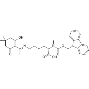 N2-(((9H-fluoren-9-yl)methoxy)carbonyl)-N6-(1-(2-hydroxy-4,4-dimethyl-6-oxocyclohex-1-en-1-yl)ethylidene)-N2-methyl-L-lysine|CS-0535596