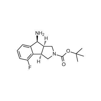 Tert-butyl (3aR,8S,8aR)-8-amino-4-fluoro-3,3a,8,8a-tetrahydroindeno[1,2-c]pyrrole-2(1H)-carboxylate