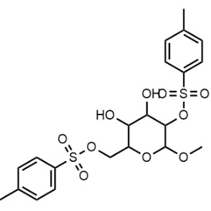 4,5-Dihydroxy-2-methoxy-6-((tosyloxy)methyl)tetrahydro-2H-pyran-3-yl 4-methylbenzenesulfonate|CS-0535936