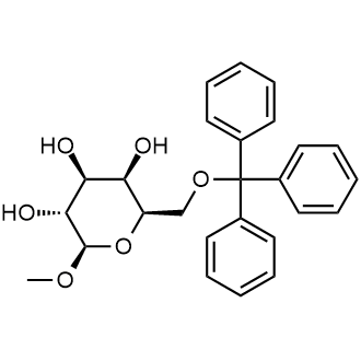 (2R,3R,4S,5R,6R)-2-methoxy-6-((trityloxy)methyl)tetrahydro-2H-pyran-3,4,5-triol|CS-0535966
