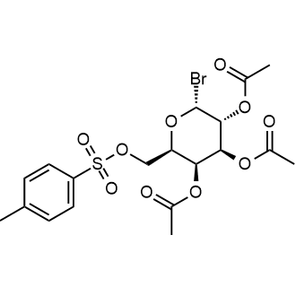 (2R,3R,4S,5S,6R)-2-bromo-6-((tosyloxy)methyl)tetrahydro-2H-pyran-3,4,5-triyl triacetate|CS-0536064