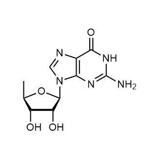 2-Amino-9-((2R,3R,4S,5R)-3,4-dihydroxy-5-methyltetrahydrofuran-2-yl)-1,9-dihydro-6H-purin-6-one|CS-0536182