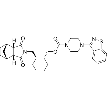((1R,2R)-2-(((3aR,4R,7S,7aS)-1,3-dioxooctahydro-2H-4,7-methanoisoindol-2-yl)methyl)cyclohexyl)methyl 4-(benzo[d]isothiazol-3-yl)piperazine-1-carboxylate|CS-0536282