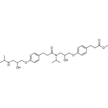 Methyl 3-(4-(2-hydroxy-3-(3-(4-(2-hydroxy-3-(isopropylamino)propoxy)phenyl)-N-isopropylpropanamido)propoxy)phenyl)propanoate|CS-0536310