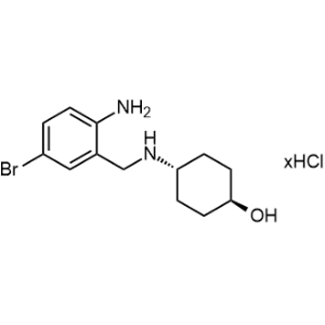 (trans)-4-((2-amino-5-bromobenzyl)amino)cyclohexanol hydrochloride(1:x)|CS-0536313