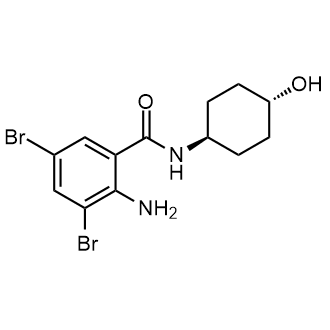 2-Amino-3,5-dibromo-N-((1r,4r)-4-hydroxycyclohexyl)benzamide|CS-0536315