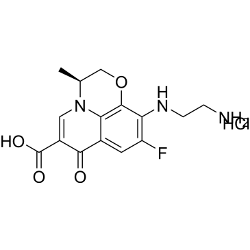 (S)-10-((2-aminoethyl)amino)-9-fluoro-3-methyl-7-oxo-2,3-dihydro-7H-[1,4]oxazino[2,3,4-ij]quinoline-6-carboxylic acid hydrochloride|CS-0536345