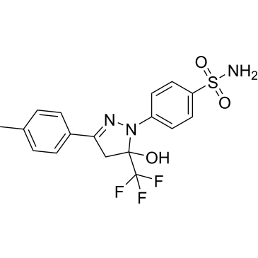 4-(5-Hydroxy-3-(p-tolyl)-5-(trifluoromethyl)-4,5-dihydro-1H-pyrazol-1-yl)benzenesulfonamide|CS-0536346