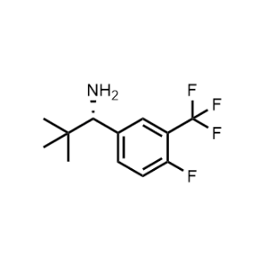 (S)-1-(4-fluoro-3-(trifluoromethyl)phenyl)-2,2-dimethylpropan-1-amine|CS-0536416