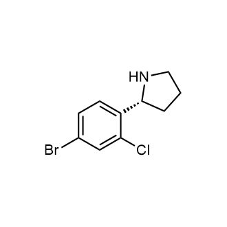(R)-2-(4-bromo-2-chlorophenyl)pyrrolidine|CS-0536418