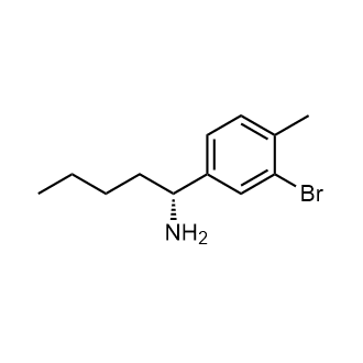 (R)-1-(3-bromo-4-methylphenyl)pentan-1-amine|CS-0536616