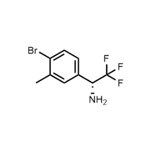(R)-1-(4-bromo-3-methylphenyl)-2,2,2-trifluoroethan-1-amine|CS-0536734
