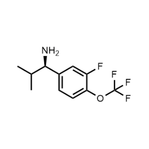 (R)-1-(3-fluoro-4-(trifluoromethoxy)phenyl)-2-methylpropan-1-amine|CS-0536837